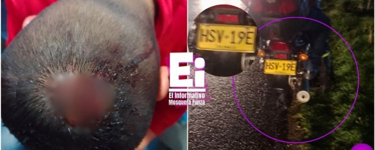 Hombre fue herido