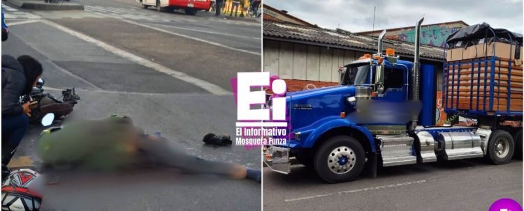 Fallece motociclista en accidente en la vía Mosquera - Bogotá