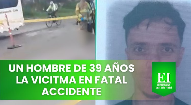 Fallece motociclista en la vía Cota – Chía: se confirma que era un hombre de 39 años
