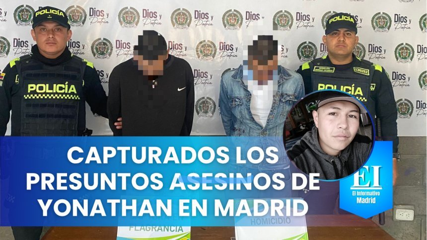 Capturados los presuntos responsables del homicidio de Yonathan Smith Martínez Rodríguez en Madrid, Cundinamarca
